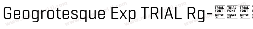 Geogrotesque Exp TRIAL Rg字体转换